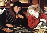The Banker and His Wife by Marinus van Reymerswaele